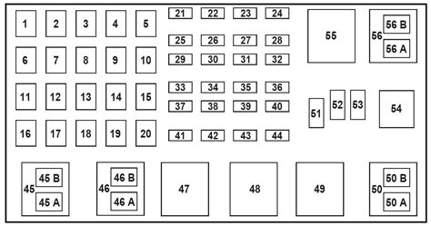 2003 ford ranger power distribution box|Ford Ranger relay diagram.